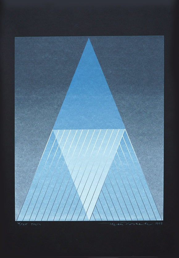 Pyramide bleue