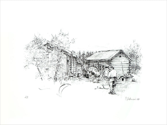 Sur la clôture